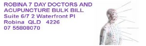 Robina 7 day doctors & acupuncture bulk bill